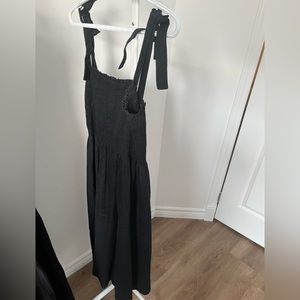 Aritzia Wilfred Golden Hour Linen Dress